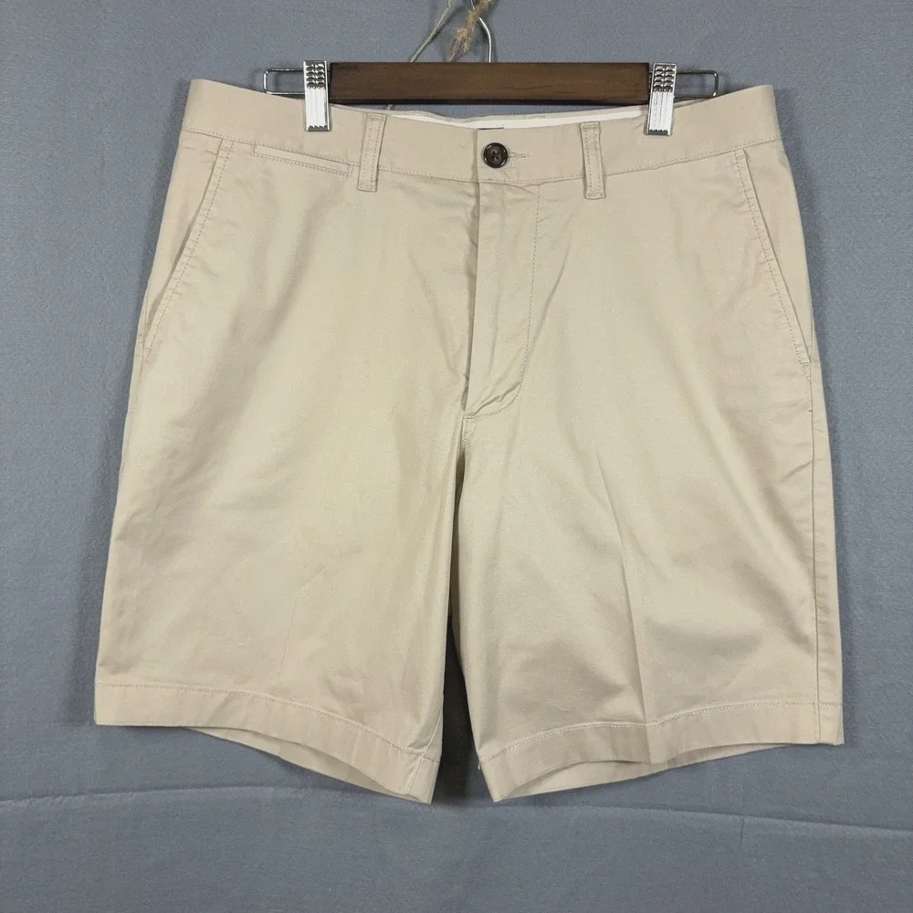 J Crew Portsider Shorts Mens 32 Khaki Oarsmen Stretch Pockets‎ 9